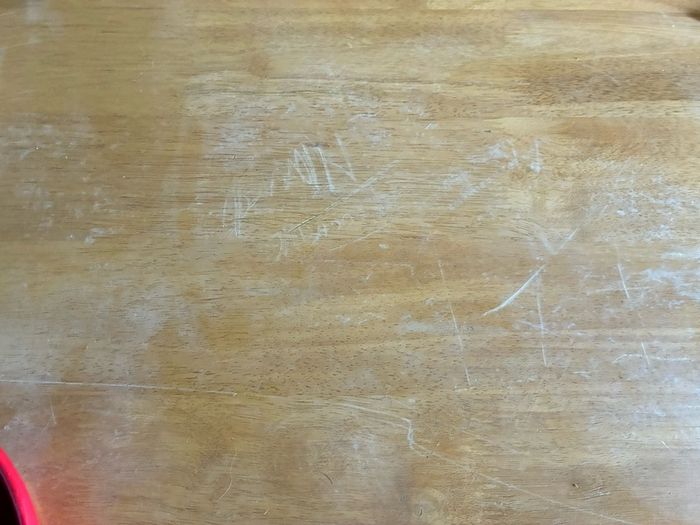 wooden dining table