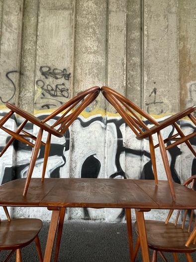 mid century dining vintage retro teak danish