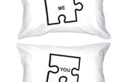 Funny Me and You JIgsaw pieces Cushion covers