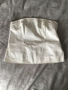 Principles Cream Bandeau Top Size 16