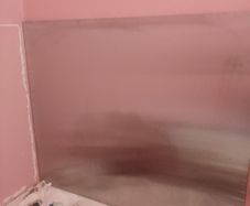 steel backsplash