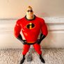 Incredibles 2 Disney Chain Bustin Mr Incredible Action Figure Jakks Pacific approx. 6" Used Please see photos Image 10
