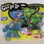 Heroes of Goo Jit Zu 2 Pack of Glow in The Dark Action Figures Battle Pack Thrash Vs Rock Figure Brand New Sealed Rare Hard To Find Image 3