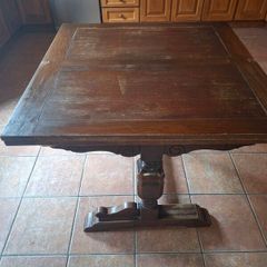 extendable sold wood dining table