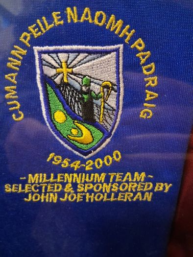 Cumann Peile Naomh Padraig Jersey. Authentic Oneills Naomh Padraig Millennium Team Jersey In Original Presentation Box. Extremely Rare Piece Of GAA Memorabilia.