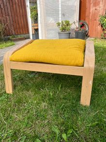 Free IKEA Footstool Footrest with Removable Cover