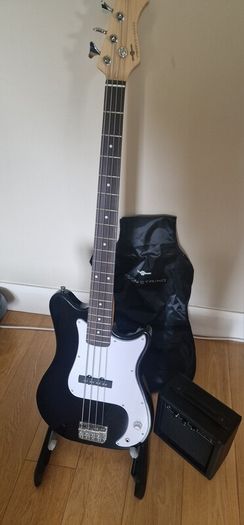 Visionstring Bass Guitar Pack, Black