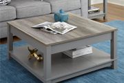 Dorel Carver Coffee Table - Grey - 5047096PCOMUK