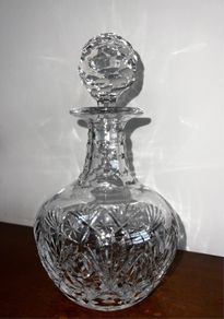 Crystal Whiskey Decanter & Stopper