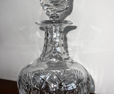 Crystal Whiskey Decanter & Stopper