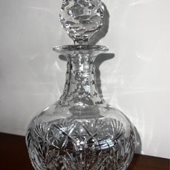 Crystal Whiskey Decanter & Stopper