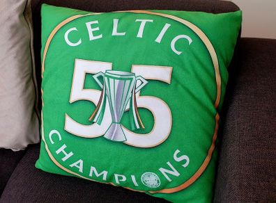 Celtic FC 55 Champions Cushion