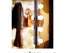 2 x Wall Lamps by Musik from IKEA in chrome-plated