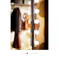 2 x Wall Lamps by Musik from IKEA in chrome-plated