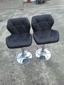 Two height adjustable high stools see photos