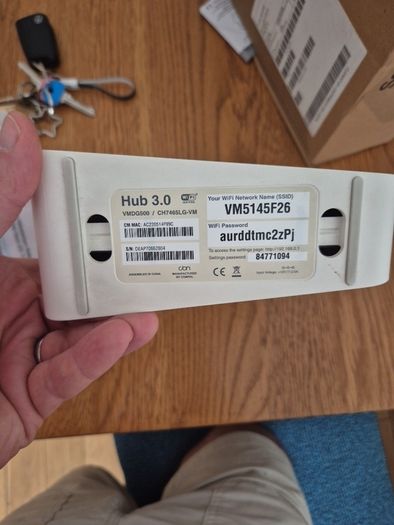 virgin broadband  router