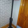 Table, 6 chairs, 2 candle sticks, floor lamp & shelving unit Image 3