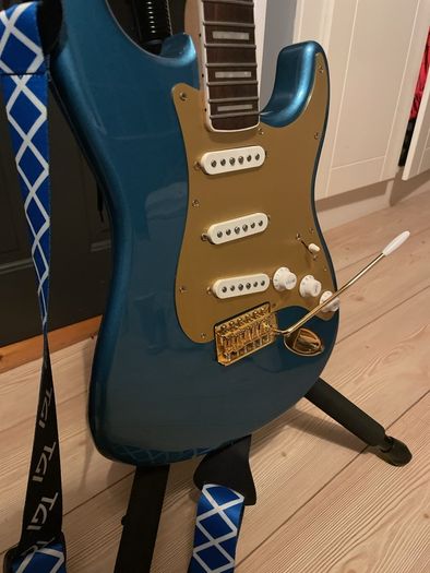 Used Fender Squire 40th Anniversary Stratocaster for Sale.