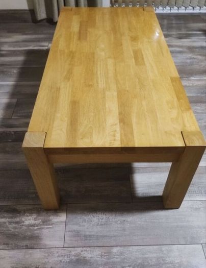 Wooden sturdy coffee table