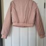 Girls pink bomber jacket coat - Size 12-13 years / 152-158cm Image 3