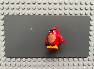 lego angry birds ang005 Red minifigure, Annoyed, Left Eyebrow Raised