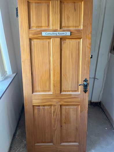 Solid oak door set