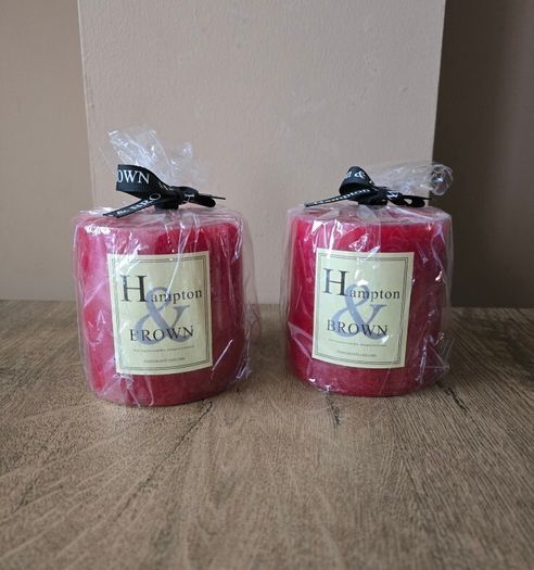 Set of 2 Christmas candles