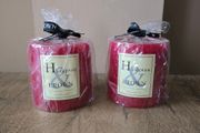 Set of 2 Christmas candles