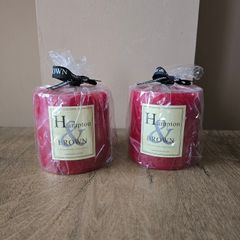 Set of 2 Christmas candles