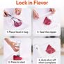 Reusable Vacuum Sealer Bags for Food  10 Small Vacuum Bags, BPA Free, Leak-Proof, Odor-Resistant  Compatible with Vacuum Sealers Image 4