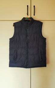 Men's navy gilet XL