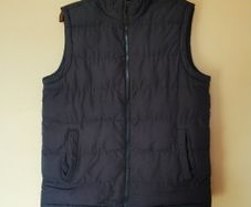 Men's navy gilet XL