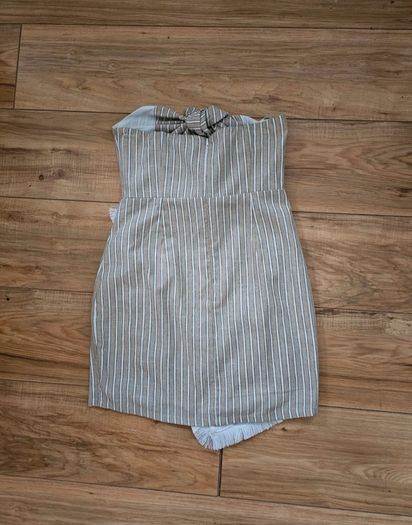 Runaway The Label Cotton Striped Dress