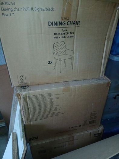 6 Jysk kitchen chairs