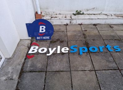 Vintage Boylesports Sign