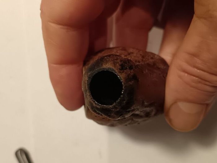 Vintage Hand Carved Wooden Pipe