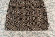 Fab Topshop Reptil Print Mini size 12
