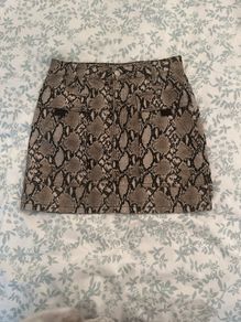 Fab Topshop Reptil Print Mini size 12