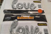 LOVE Foil Balloon Kit