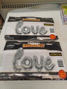 LOVE Foil Balloon Kit