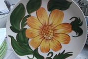Wade Royal Victoria Hand Painted Sunflower Plate
