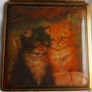Vintage Case Mirror/compact Square 2 Mirrors Image 2
