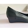Hush Puppies Candid Pump Bit Black Leather Wedge Shoes UK3 EU36 New Boxed  CAN POST Image 6