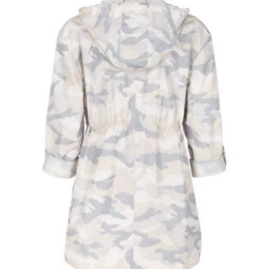 Tommy Hilfiger Cream and Grey Camo Windbreaker Jacket