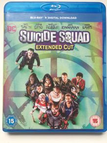 Suicide Squad: Extended Cut (DC) [2016] Will Smith & Margot Robbie [Blu-ray Movie]