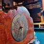 Old Irish bog oak mantle clock Image 3