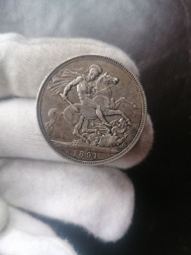 1891 Silver Crown Coin