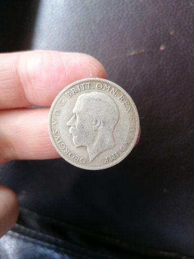 1921 UK Silver One Florin Coin