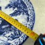 Vintage Ceramic Large Wall Plate, Delfts Chemkefa Wall Plate De Zomer, Medium Ceramic Delft Plate, Blue Wall Plate Illustrating a Summer Scene11.3/4 inches Image 2