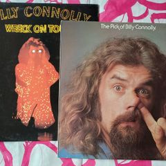 Twp Billy Connolly vinyl albums